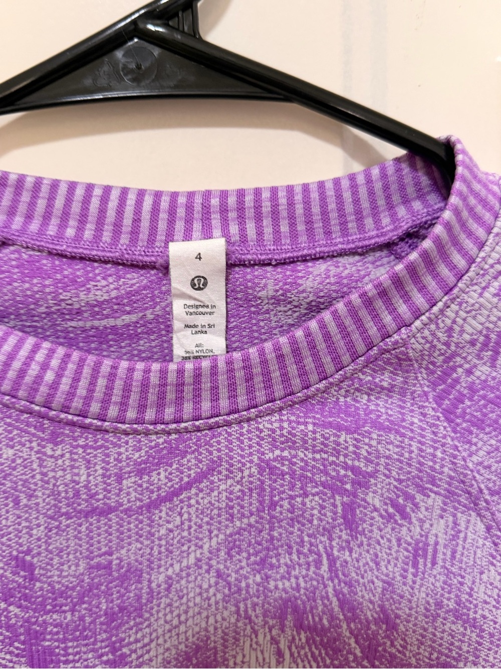 lululemon athletica Purple Marled Crewneck Sweater - Picture 2 of 3